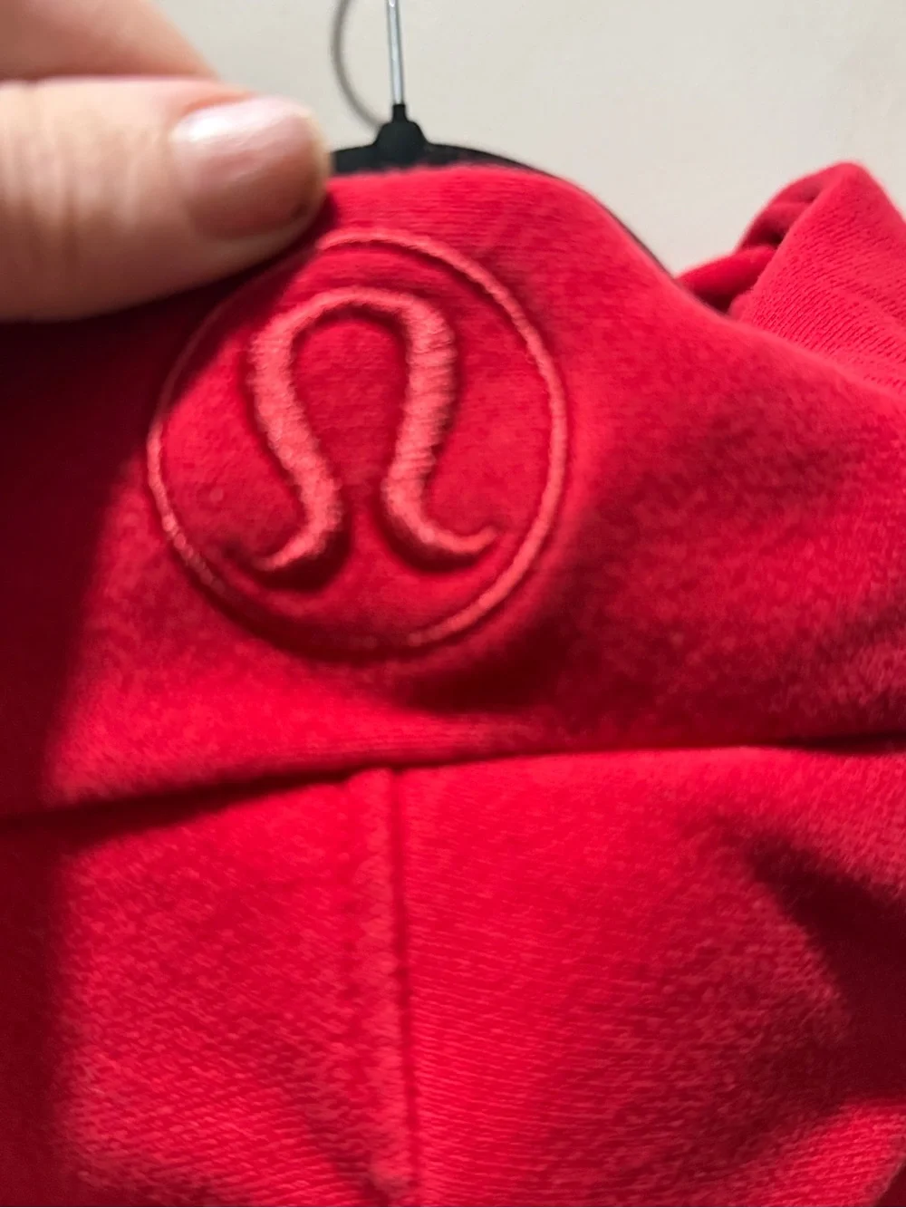 Lululemon Scuba Oversized Half-Zip Hoodie - Red Glow - Picture 6 of 10